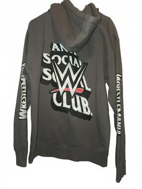 Anti Social Social Club X WWE WrestleMania Hoodie MEDIUM NEW